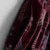Broderade badshorts med palmträd