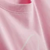Brud-T-shirt i bomull med rund hals