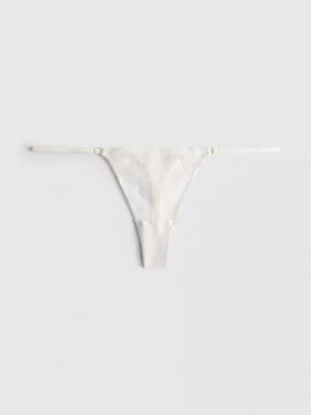 Brudstring med broderade paljetter