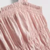 Cami-top med rynkad peplum-kant