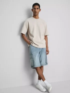 Cargoshorts i denim