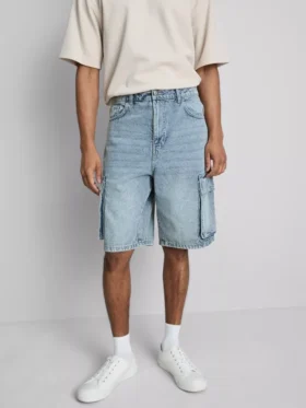 Cargoshorts i denim