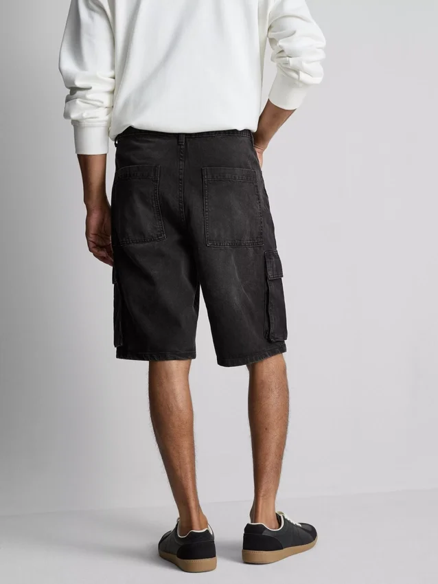 Cargoshorts i denim