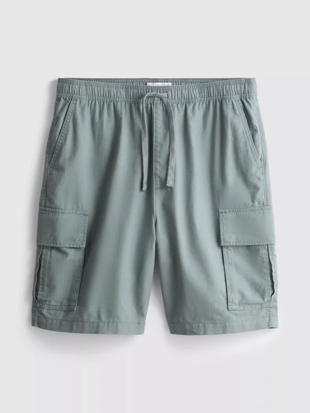 Cargoshorts i linneblandning