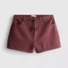 Casualshorts i bomull med dragsko och pärlor