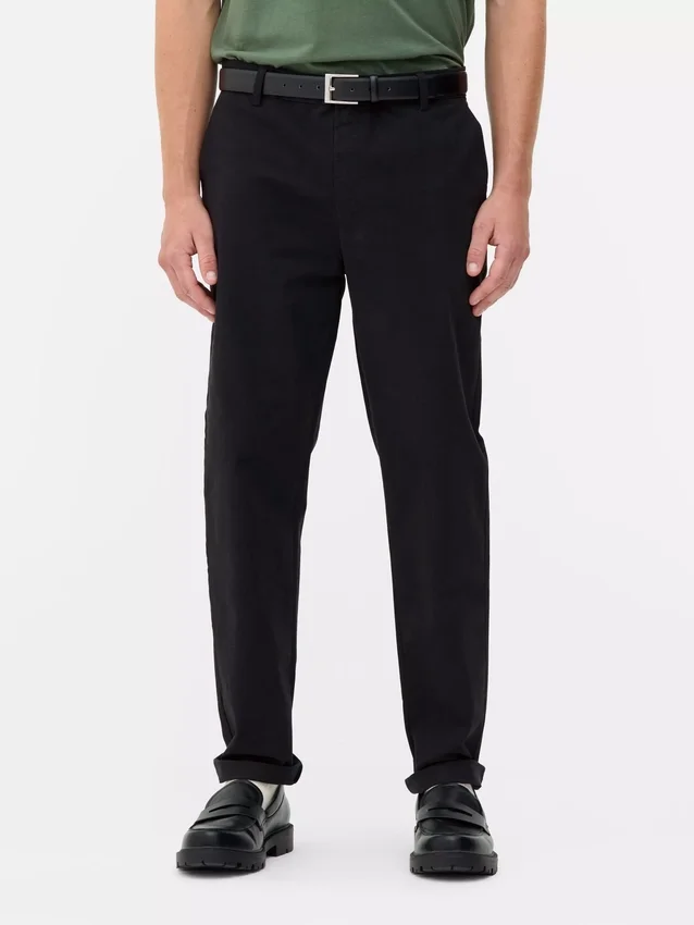 Chinos med smal passform