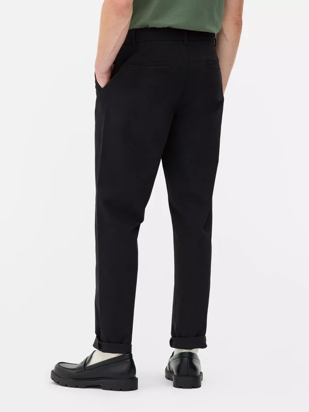 Chinos med smal passform