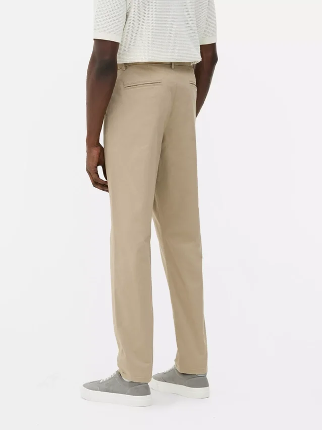 Chinos med smal passform