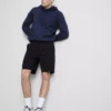 Chinoshorts med hög bomullsandel