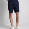 Chinoshorts med hög bomullsandel