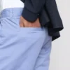 Chinoshorts med hög bomullsandel