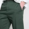 Chinoshorts med hög bomullsandel