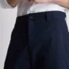 Chinoshorts med hög bomullsandel