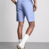 Chinoshorts med hög bomullsandel