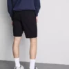 Chinoshorts med hög bomullsandel