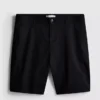 Chinoshorts med hög bomullsandel
