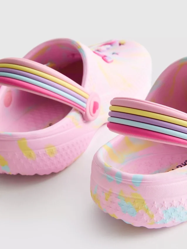 Clog-sandaler med enhörningsmotiv
