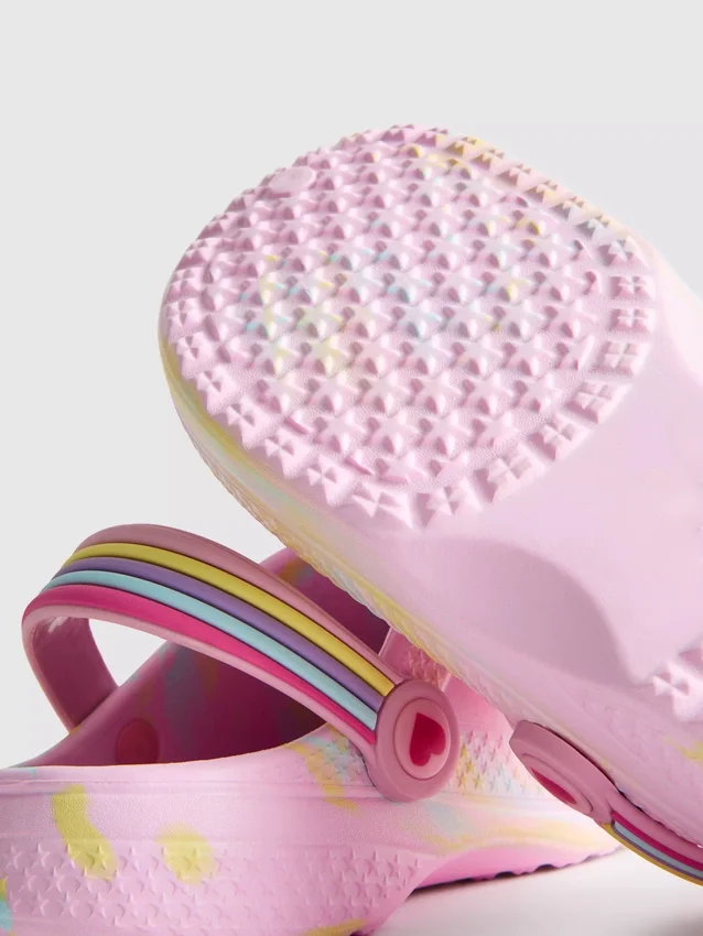 Clog-sandaler med enhörningsmotiv