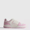 Court-sneakers med färgblock