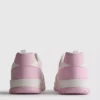 Court-sneakers med färgblock
