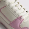 Court-sneakers med färgblock