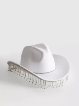 Cowboyhatt med fransar