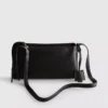 Crossbody-väska med dubbla veck