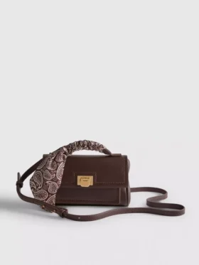 Crossbody-väska med scarf-detalj