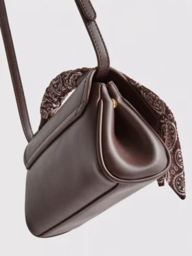 Crossbody-väska med scarf-detalj