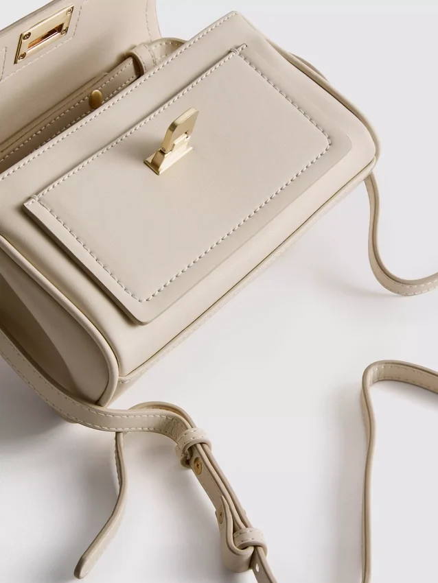 Crossbody-väska med scarf-detalj