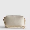 Crossbody-väska med vävd effekt