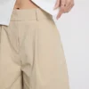 Cruise-shorts med hög midja och struktur
