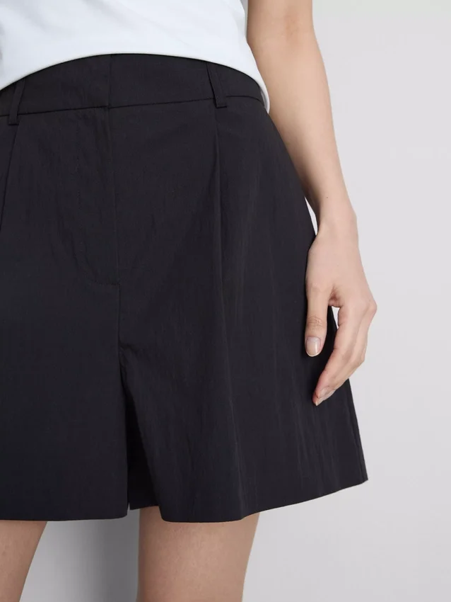 Cruise-shorts med hög midja och struktur