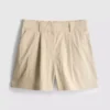 Cruise-shorts med hög midja och struktur