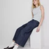 Culottejeans med vida ben