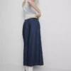 Culottejeans med vida ben