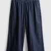 Culottejeans med vida ben