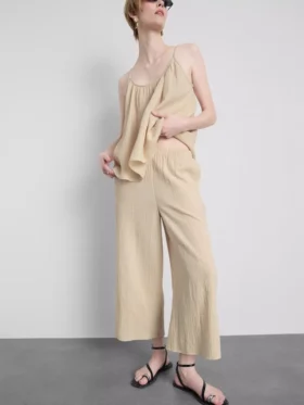 Culottes i ren bomull