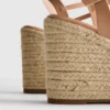 Dekorerade espadriller med kilklack