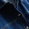 Denimjacka med påsydda fickor i bomull