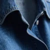 Denimjacka med påsydda fickor i bomull