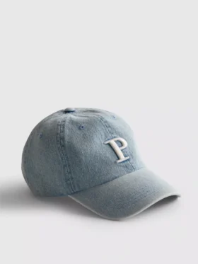 Denimkeps med initialer