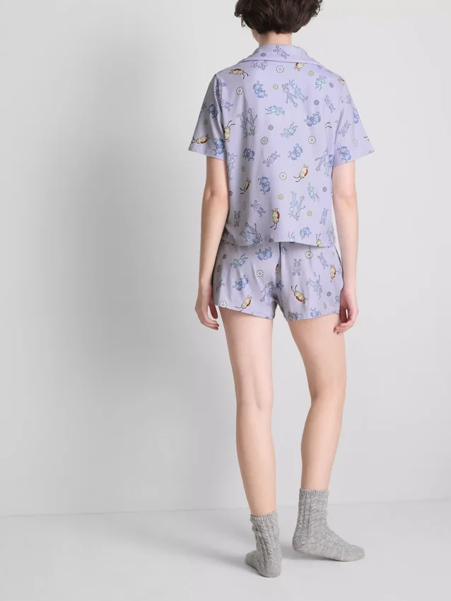 Disney Pixars ”A Bug’s Life” – pyjamasar med korta byxor i boyfriend-stil