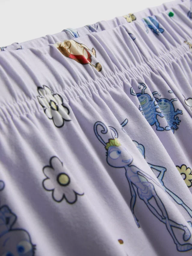 Disney Pixars ”A Bug’s Life” – pyjamasar med korta byxor i boyfriend-stil
