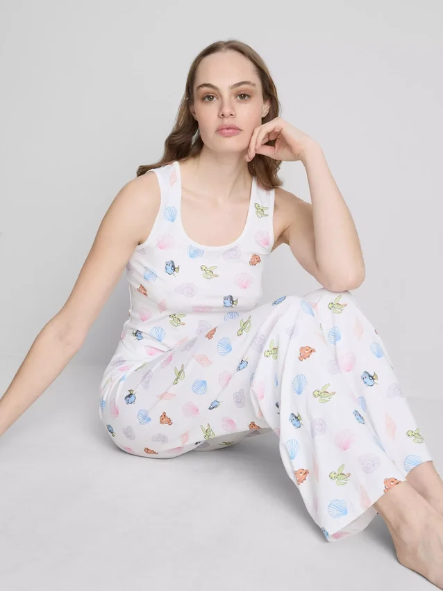 Disney Pixars Finding Nemo-pyjamasar med grafiskt tryckt cami-top i bomullsrikt tyg