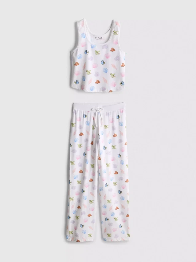 Disney Pixars Finding Nemo-pyjamasar med grafiskt tryckt cami-top i bomullsrikt tyg