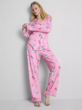 Disney Pixars Monsters Inc. pyjamasar i boyfriend-stil