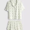 Disneys Bambi Thumper-pyjamasar i boyfriend-stil med korta byxor