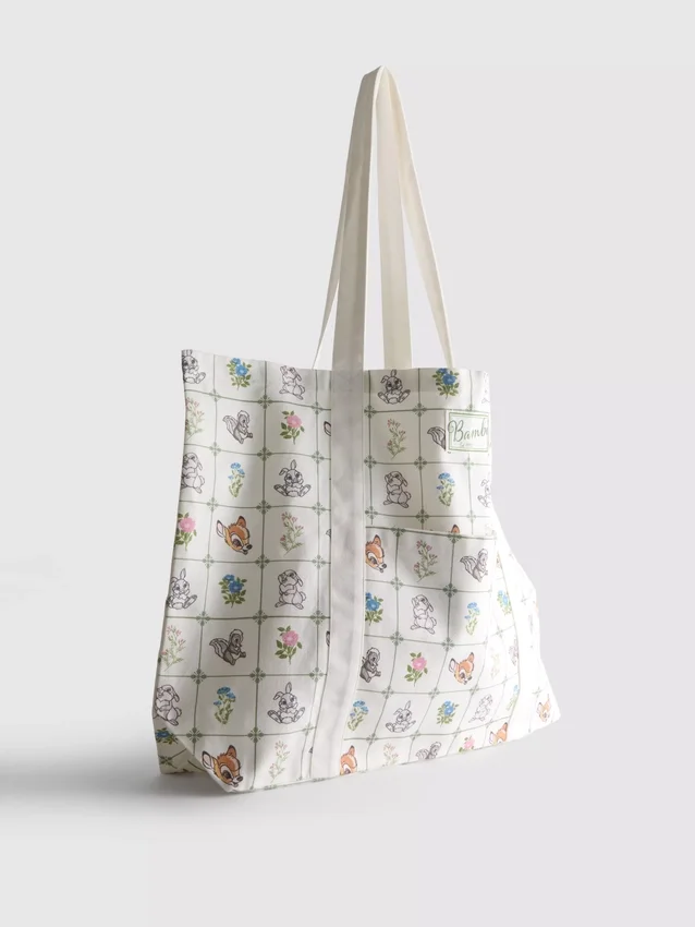 Disneys Bambi XL-väska i bomullscanvas