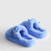 Disneys fluffiga tofflor med dubbla remmar med Stitch-motiv